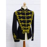 Bandsman jacket with gold braiding