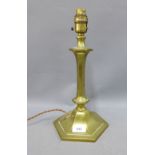 Brass table lamp base
