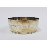 George V silver porridge bowl, London 1935, 12cm diameter