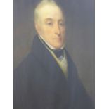 Sir Hugh Innes Baronet of Loch Alish and Coxtown, 19th century half length portrait, oil on