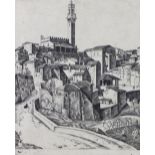 William Wilson RSA RSW (SCOTTISH 1905 - 1972), Siena - etching, signed in pencil to the margin and