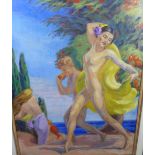 Catherine L Charles, (fl. 1928 - 1946) Yugoslavian Summer, oil on canvas, signed with various labels
