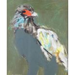 John Busby R.S.W., R.S.A. (British 1928-2015) African Eagle, oil on board, signed indistinctly lower