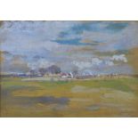 James Kay RSA RSW (Scottish 1858 - 1942) Arable Farming, watercolour, signed, framed under glass