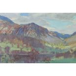 Dorothy (Dora) Collingwood (Altounyan) 1886 - 1964, Easter Weather, oil on canvas board, inscribed