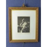 Queen Victoria photogravure, by Gunn & Stuart, with facsimile signature and dated 1897, framed under
