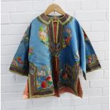 Childs chinoiserie silk embroidered jacket