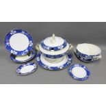 Collection of Spode Copelands blue and white table wares, (9)