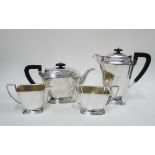 Epns four piece tea and coffee set (4)