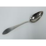 Early 19th century Polish silver table spoon by August Nathaniel Lenhardt, Gdansk, 23cm
