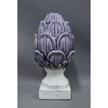 Pottery artichoke, 28cm