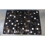 Modern cowhide rug, 170 x 240cm