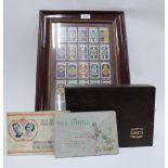 A quantity of vintage cigarette cards and albums to include Our King and Queen, the Seas-shore and