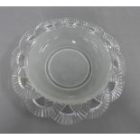 Pierre D'Avesn for Verlys, a French Art Deco glass bowl, (A/F) 41cm