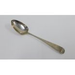 Scottish provincial silver table spoon, old English pattern, by J&G Heron, Paisley, struck with