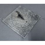 Tempus Fugit metal Sundial. 21 x 21cm