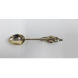 Liberty & Co silver Art Nouveau spoon, London 1899, 10.5cm