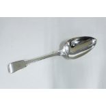 Scottish provincial silver table spoon, fiddle pattern, circa 1830 by William Ferguson of Elgin,