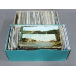 Collection of vintage postcards, (2 boxes)