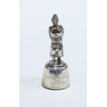 Hamilton & Inches, silver RNLI Skipper, Edinburgh 1965 with personal inscription, 8.5cm