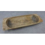 Provincial French dough bin trough. 108 x 39cm.