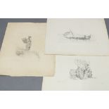 Eric Gordon MacColl (1896 - 1973) three etchings of Burma, signed in pencil, to include A rough