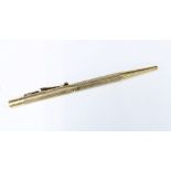 9ct gold propelling pencil, Birmingham 1961, 11cm