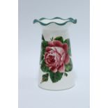 Wemyss cabbage rose pattern vase, 15cm.