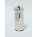 Silver pepper grinder, Sheffield 2001, 12cm