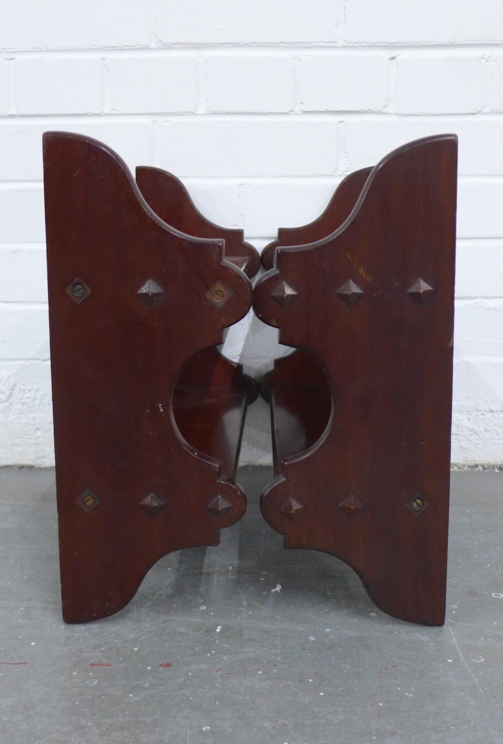 Pair of two-tier wall shelves, 39 x 41 x 15cm (2) - Image 3 of 3