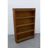 Early 20th century open bookcase. 107 x 72 x 18cm.