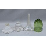 Four early 20th century glass shades (4)