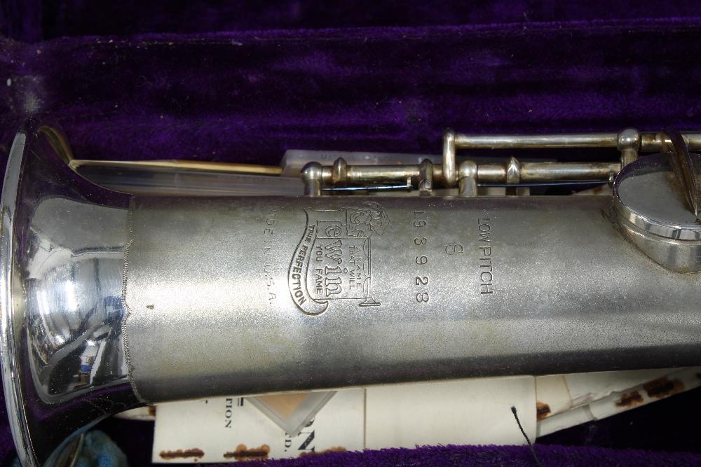 Lewin soprano saxophone with case - Image 2 of 2