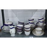 18th / 19th century English porcelain tea bowls, cups and saucers, etc (a lot) (a/f)