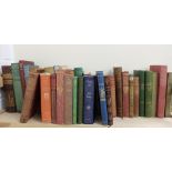 A collection of antiquarian books and novels, to include Walter Scott, Dickens, Bronte, Jane