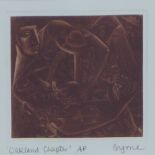 John Byrne RSA (SCOTTISH b. 1940), 'Oakland Chapter', artist proof etching, signed and framed