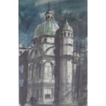 James Miller RSA (1893 - 1987) 'Santa Maria del Miracoli, Venice', watercolour, signed and framed