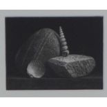 Donald Clark, (SCOTTISH b. 1965) 'Spiral', mezzotint, signed in pencil, 5/30, and framed under