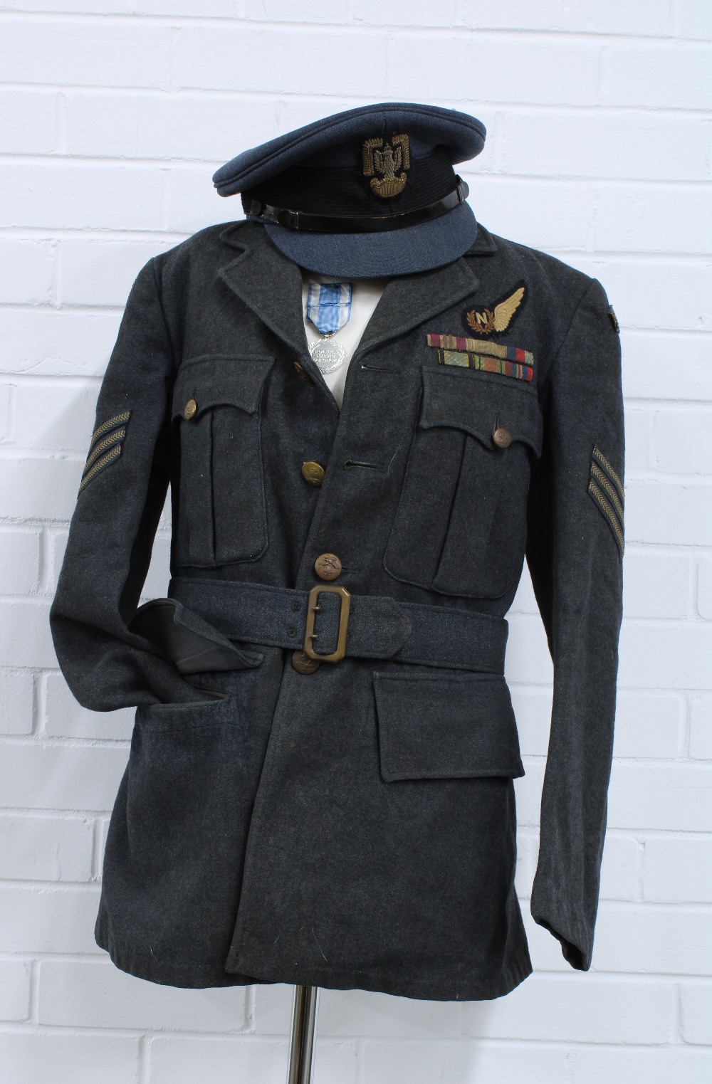 WITHDRAWN WWII Polish Air Force jacket and Bates Hatter, Jermyn Street, London hat (2)