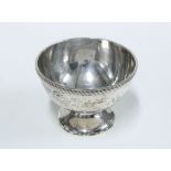 George V silver sugar bowl, Chester 1911, 7 x 9.5cm