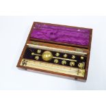 Sykes Hydrometer in mahogany case, retailed by Buss, Hatton Gardens, London