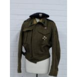 Polish Army jacket and Kangol beret (2)