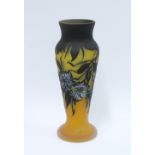 Galle TIP cameo glass vase, 22cm.