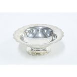 Mappin & Webb silver bowl, Birmingham 1924, 13cm diameter