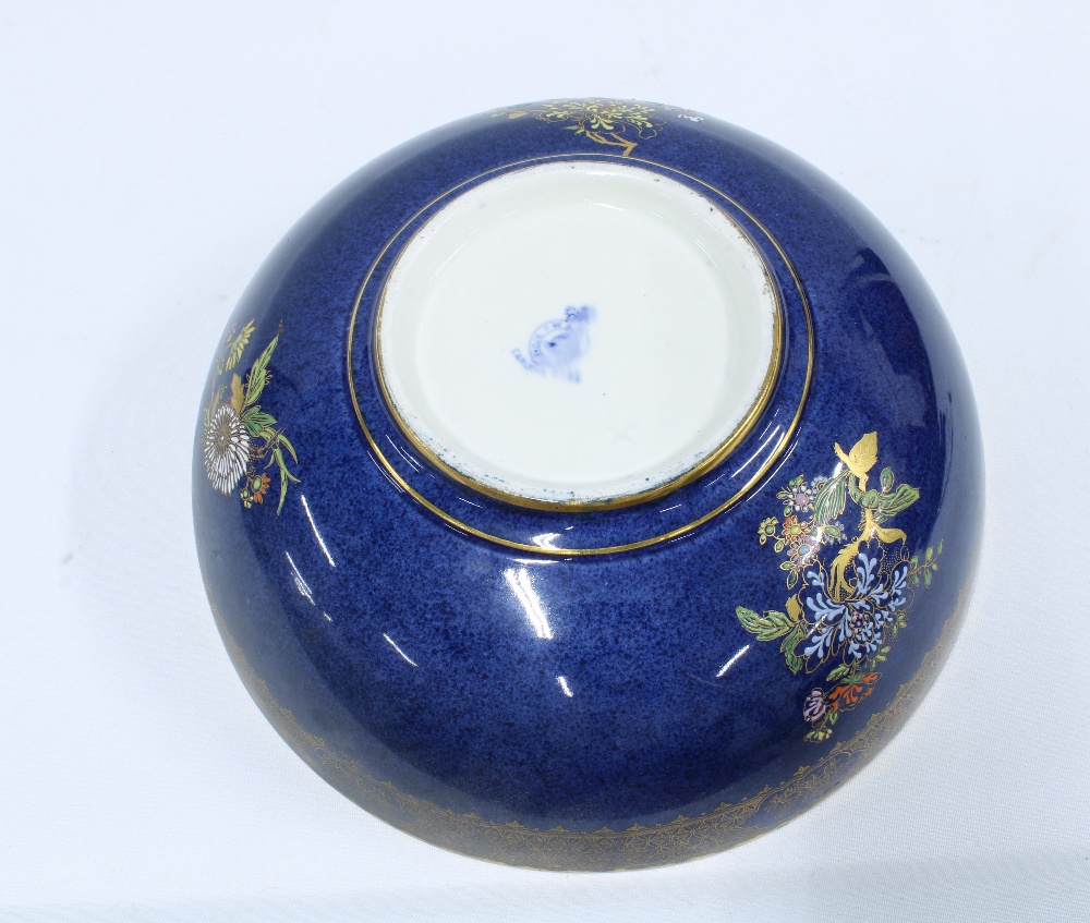 Wiltshaw and Robinson Carlton Ware Cock and Peony bowl, circa 1930's 25cm. - Image 3 of 3