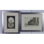 Wilfred Appleby, Edinburgh University Medical College & The University of Edinburgh, two etchings,