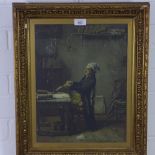 A gilt framed oiliograph, 44 x 54cm including frame