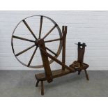 Large spinning wheel, 109 x 140cm