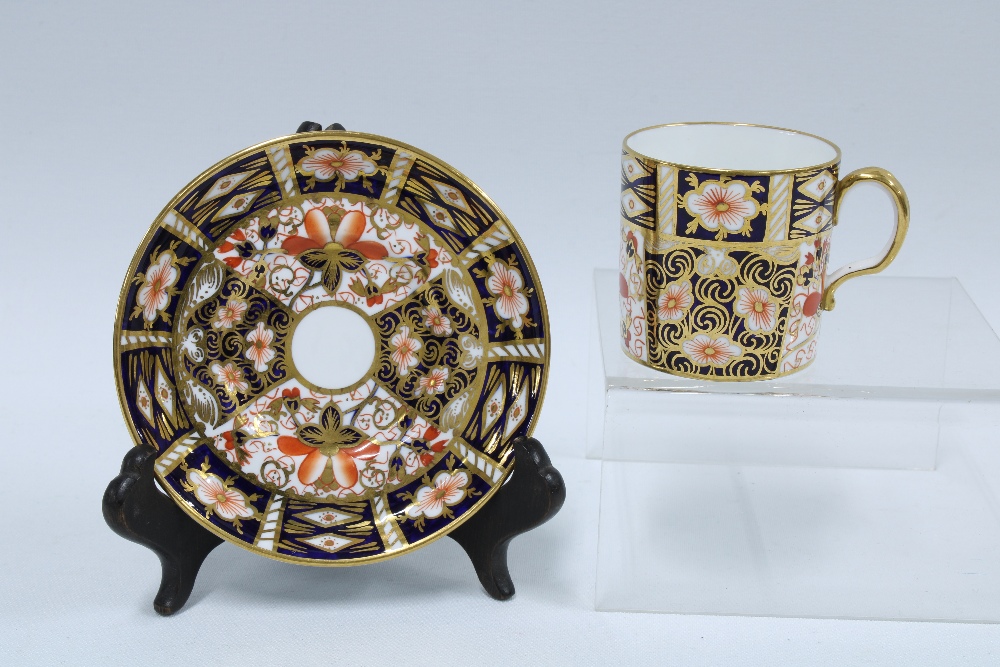 Royal Crown Derby Imari pattern 2451 set of twelve coffee cans and saucers (24) - Image 2 of 3