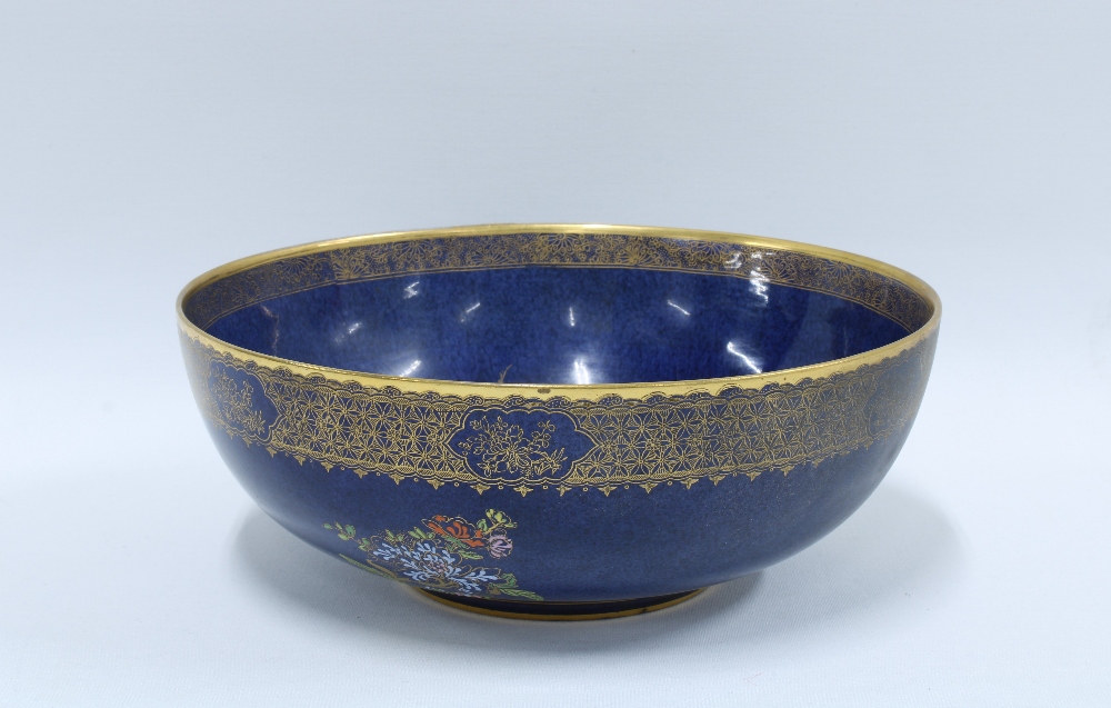 Wiltshaw and Robinson Carlton Ware Cock and Peony bowl, circa 1930's 25cm. - Image 2 of 3